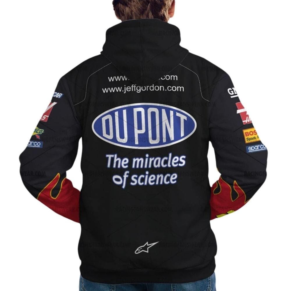 Jeff Gordon Nascar Racing Hendrick Motorsports DuPont And Pepsi Uniform All Over Print Hoodie