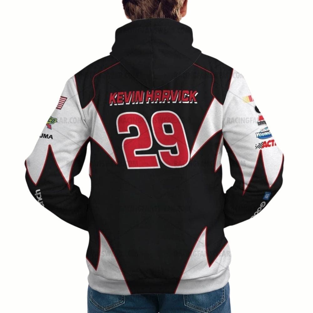 Kevin Harvick 29 Nascar Racing 2003 Goodwrench Uniform All-over Print Hoodie