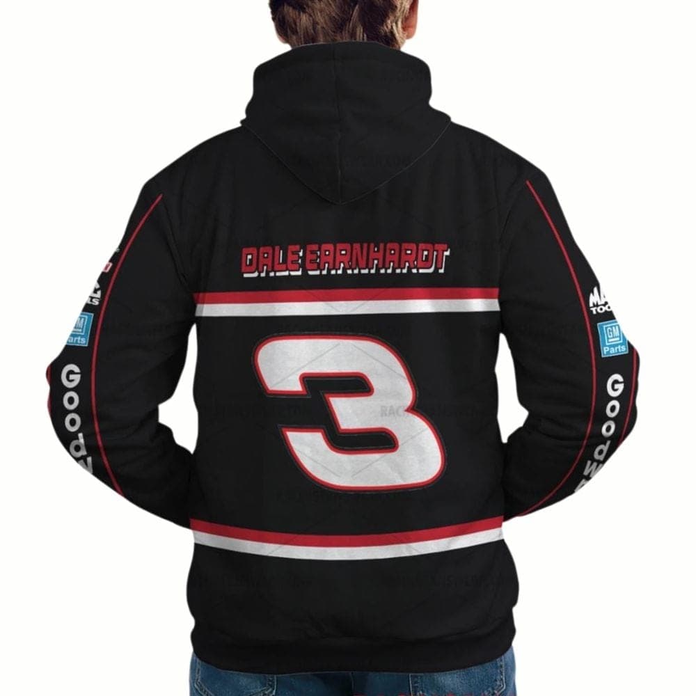 Dale Earnhardt 3 Nascar Racing 90s GM Goodwrench Service Uniform All-over Print Hoodie