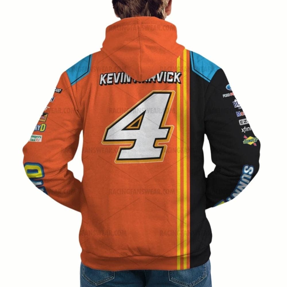 Kevin Harvick Nascar Sunny D Racing 2023 Uniform All-over Print Hoodie