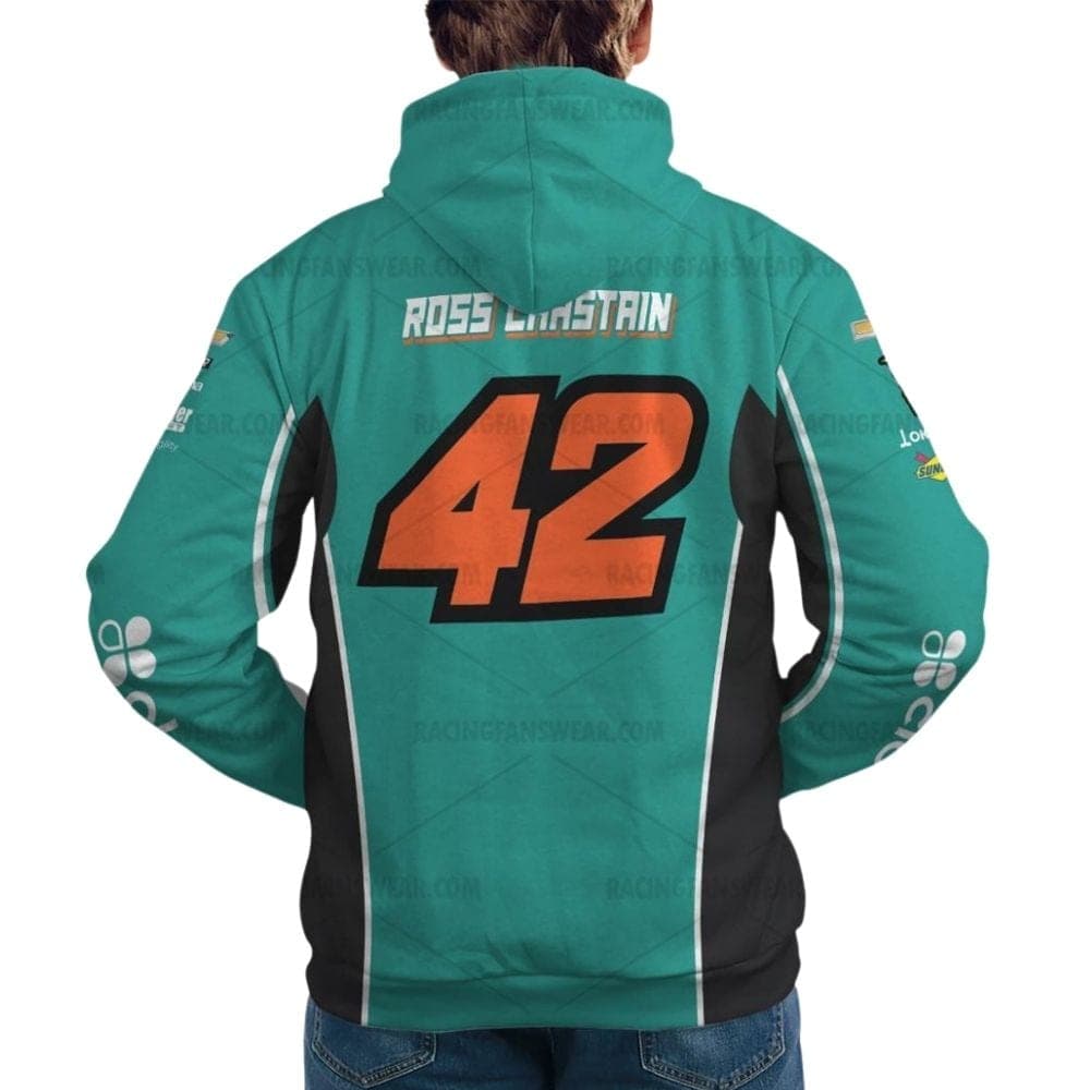 Ross Chastain Nascar Racing 2022 Clover Uniform All Over Print Hoodie