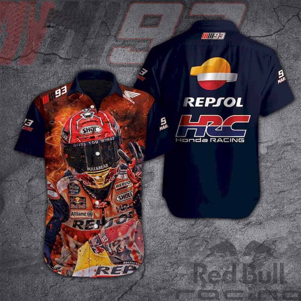 Repsol Honda Marc Marquez 93 Team Hawaiian Shirt
