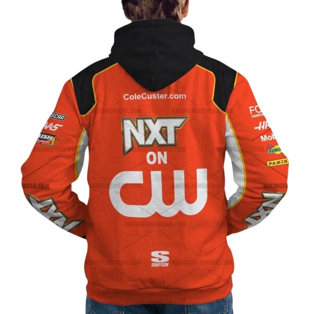 Cole Custer Nascar Racing 2024 NXT On Haas Ford Uniform All Over Print Hoodie