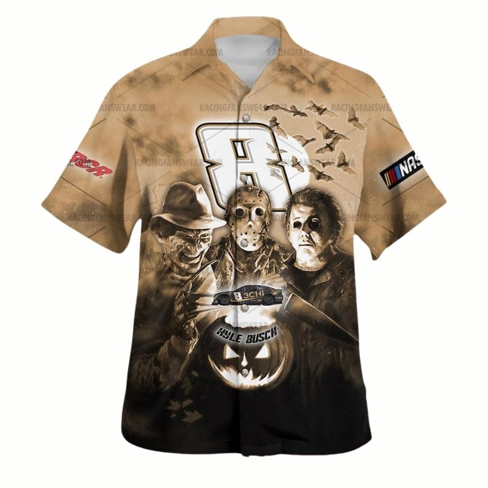 Kyle Busch Nascar Racing Halloween For Fans Hawaiian Shirt