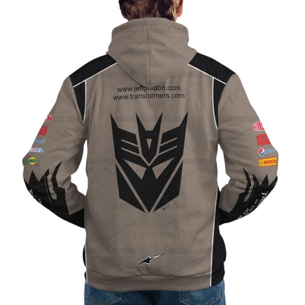Jeff Gordon Nascar Racing Chervolet Pepsi And Hendrick Motorsport Uniform All Over Print Hoodie