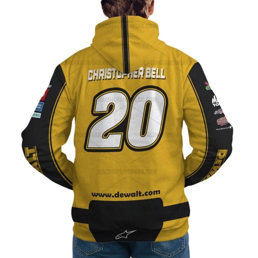 Christopher Bell Nascar Racing 2022 Dewalt And Rheem Uniform All Over Print Hoodie