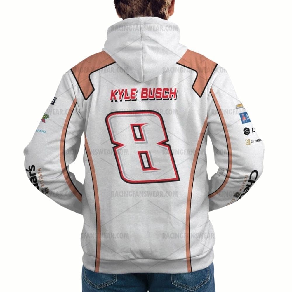 Kyle Busch 8 Nascar Racing 2023 Cheddar's Uniform All-over Print Hoodie