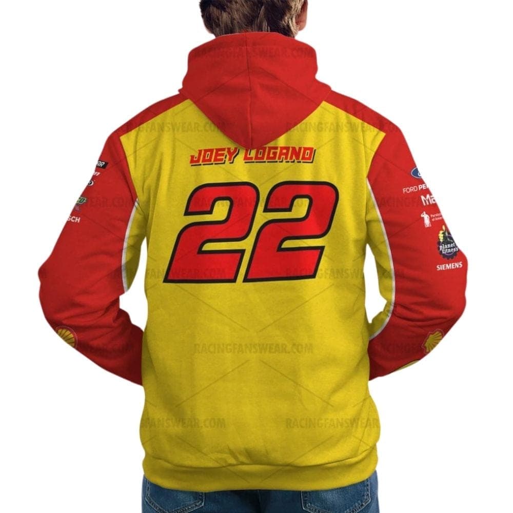 Joey Logano 22 Nascar Racing Pennzoil 2022 Uniform All Over Print Hoodie