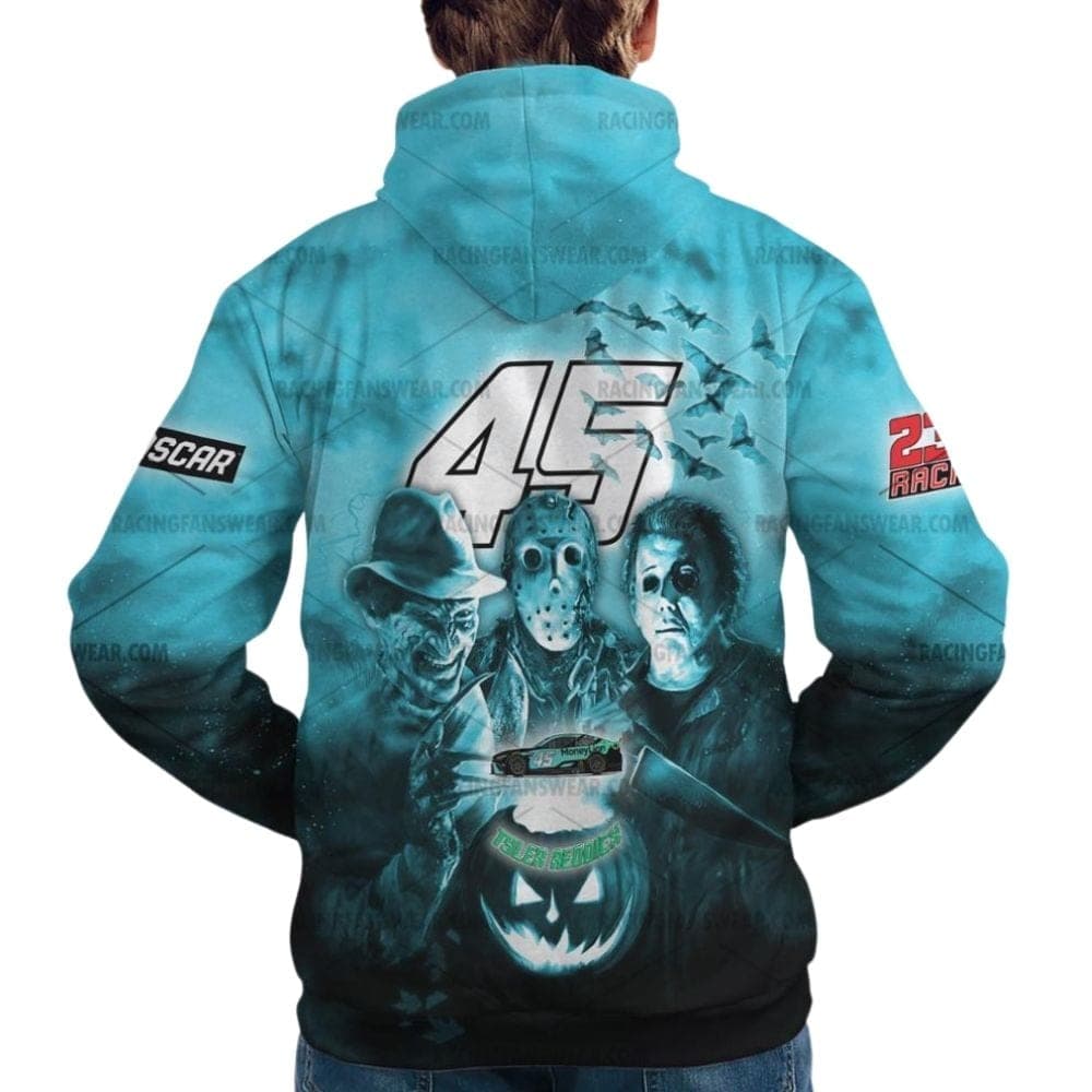 Tyler Reddick Nascar Racing With Friends Horror Halloween All Over Print Hoodie