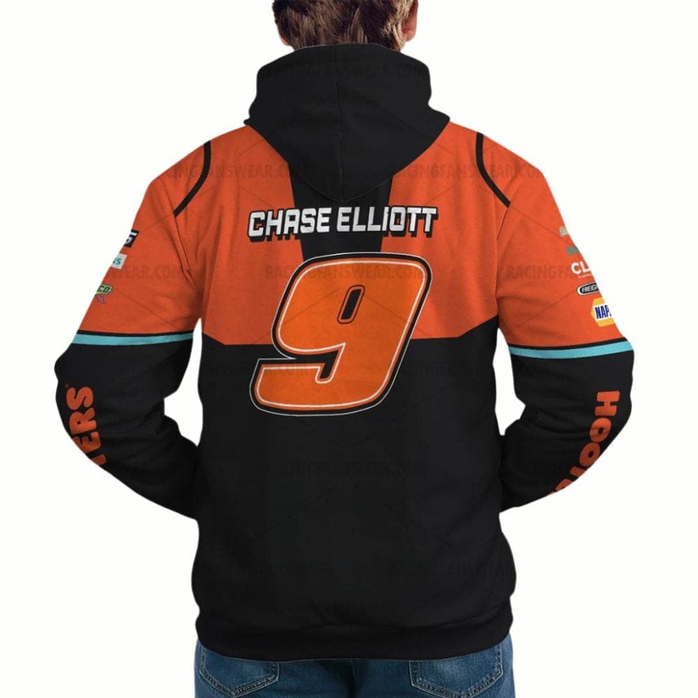 Chase Elliott Nascar Hooters Racing 2023 Uniform All-over Print Hoodie