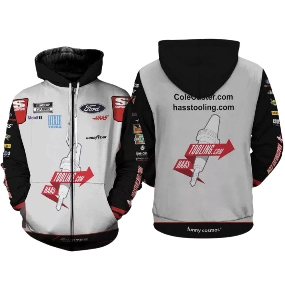 Cole Custer Nascar 2022 Tooling Racing Uniform All Over Print Hoodie