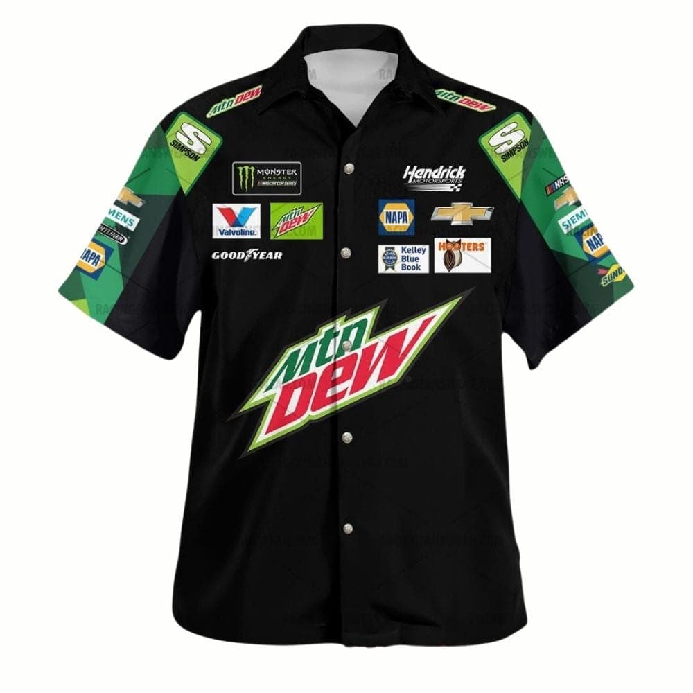 Chase Elliott Nascar Racing 2016 Uniform Hawaiian Shirt