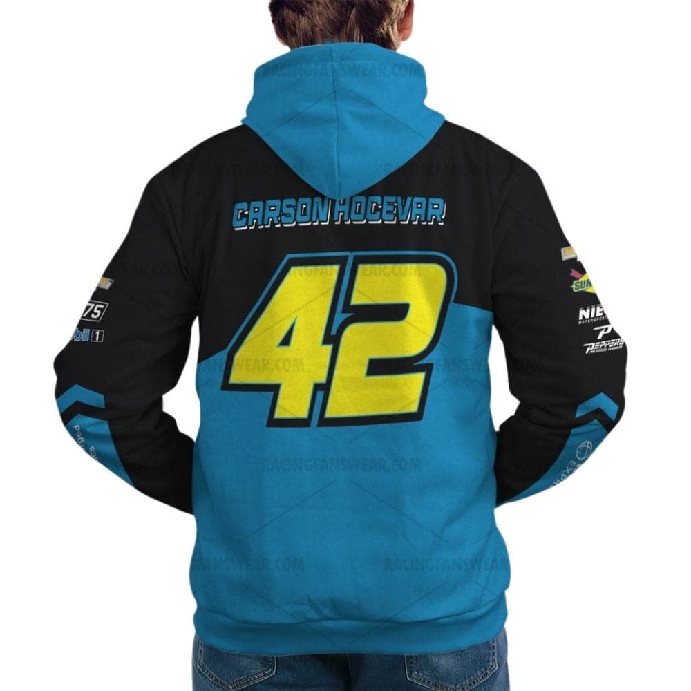 Carson Hocevar Nascar Racing WWEX 2023 Uniform All Over Print Hoodie