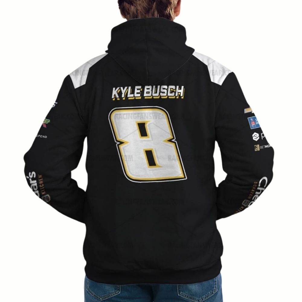 Kyle Busch Nascar Racing 2023 Cheddar's Scratch Kitchen Uniform All-over Print Hoodie