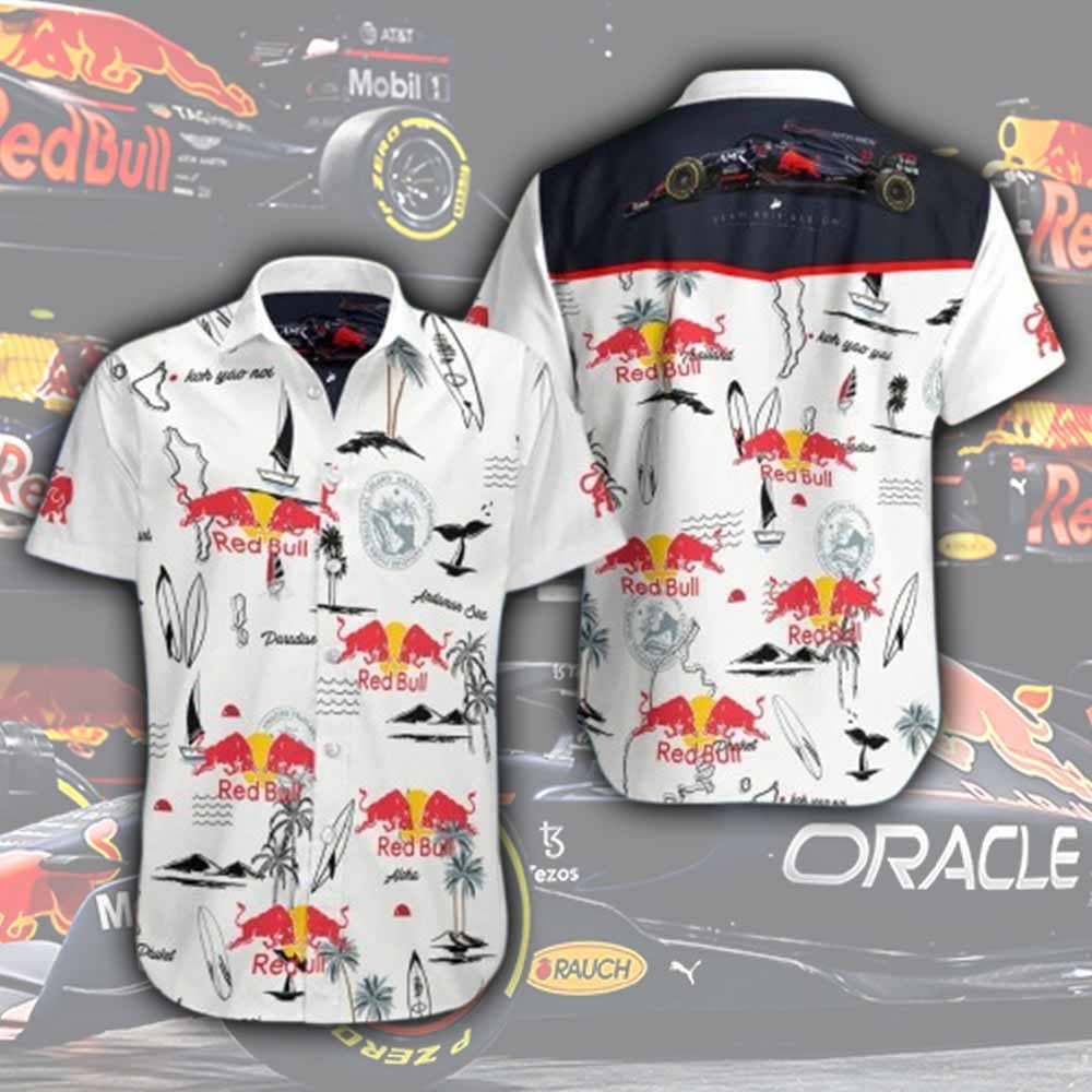 Red Bull Racing F1 Hawaiian Shirt