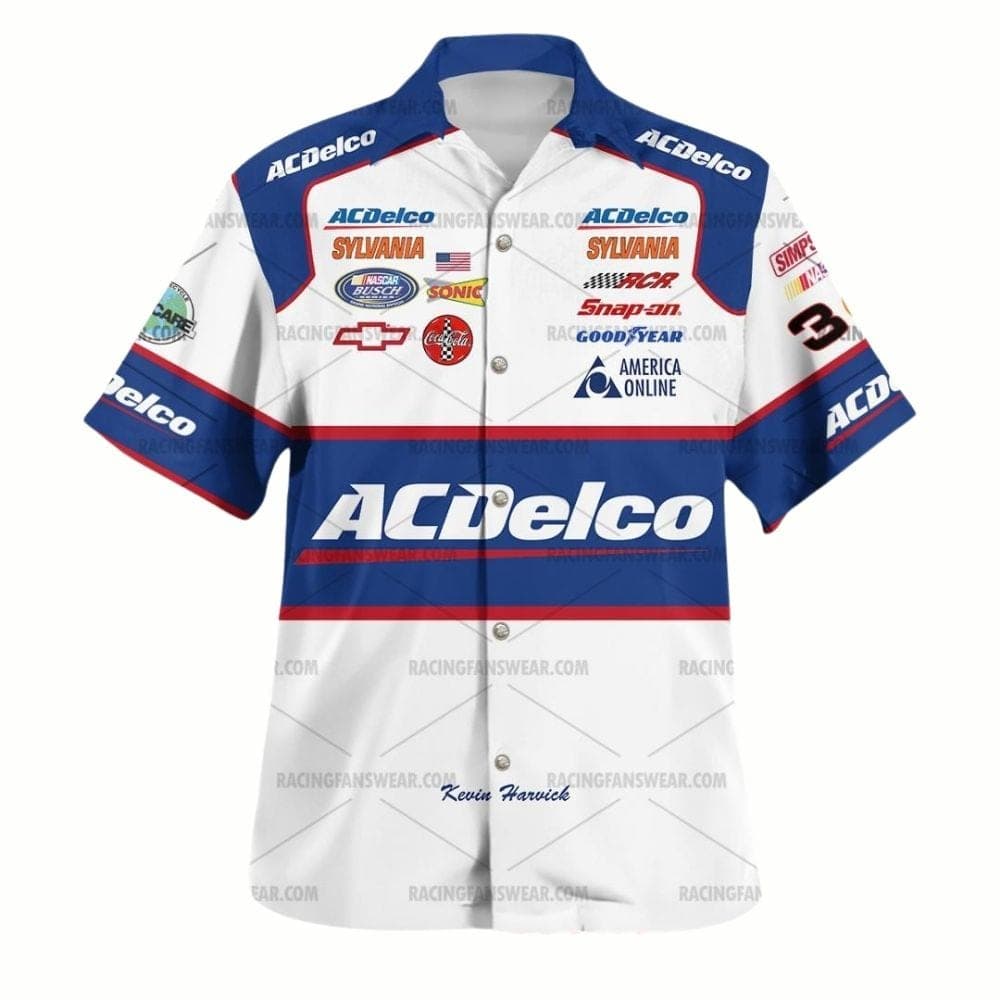 Kevin Harvick Nascar Acdelco Racing 2001 Uniform Hawaiian Shirt