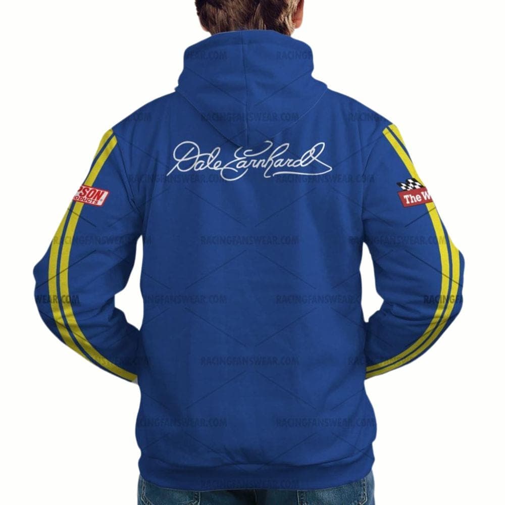 Dale Earnhardt Nascar Racing 1983 Wrangler, Chevrolet, Union Uniform All-over Print Hoodie