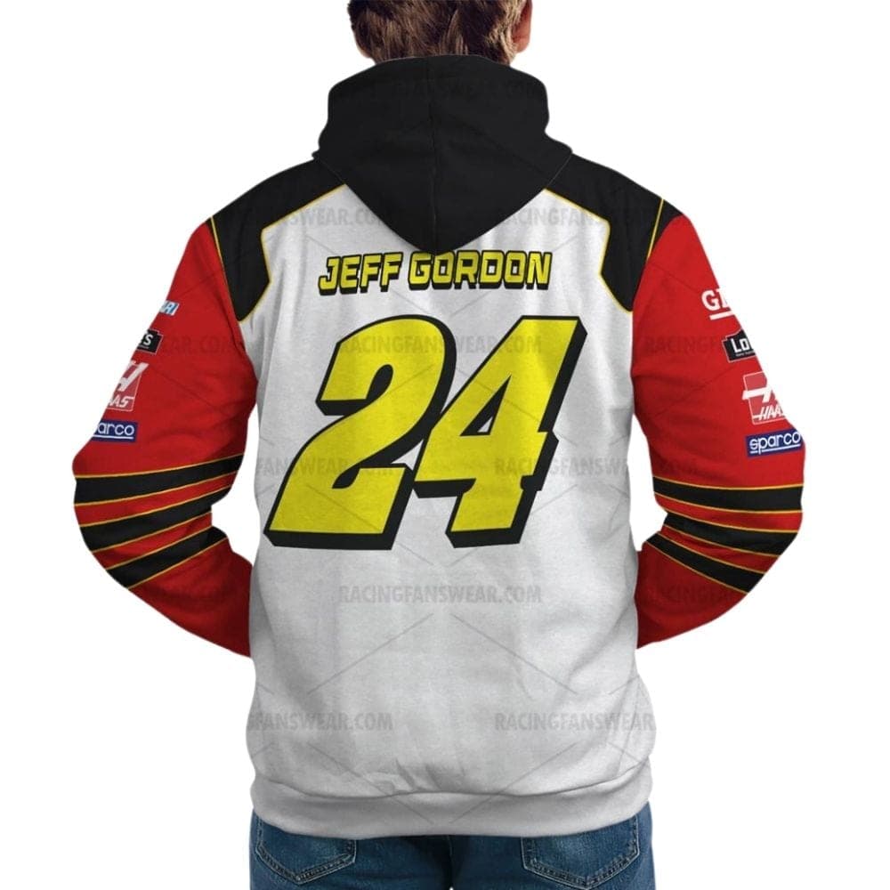 Jeff Gordon 24 Nascar Racing Dupont 200 Years Uniform All Over Print Hoodie