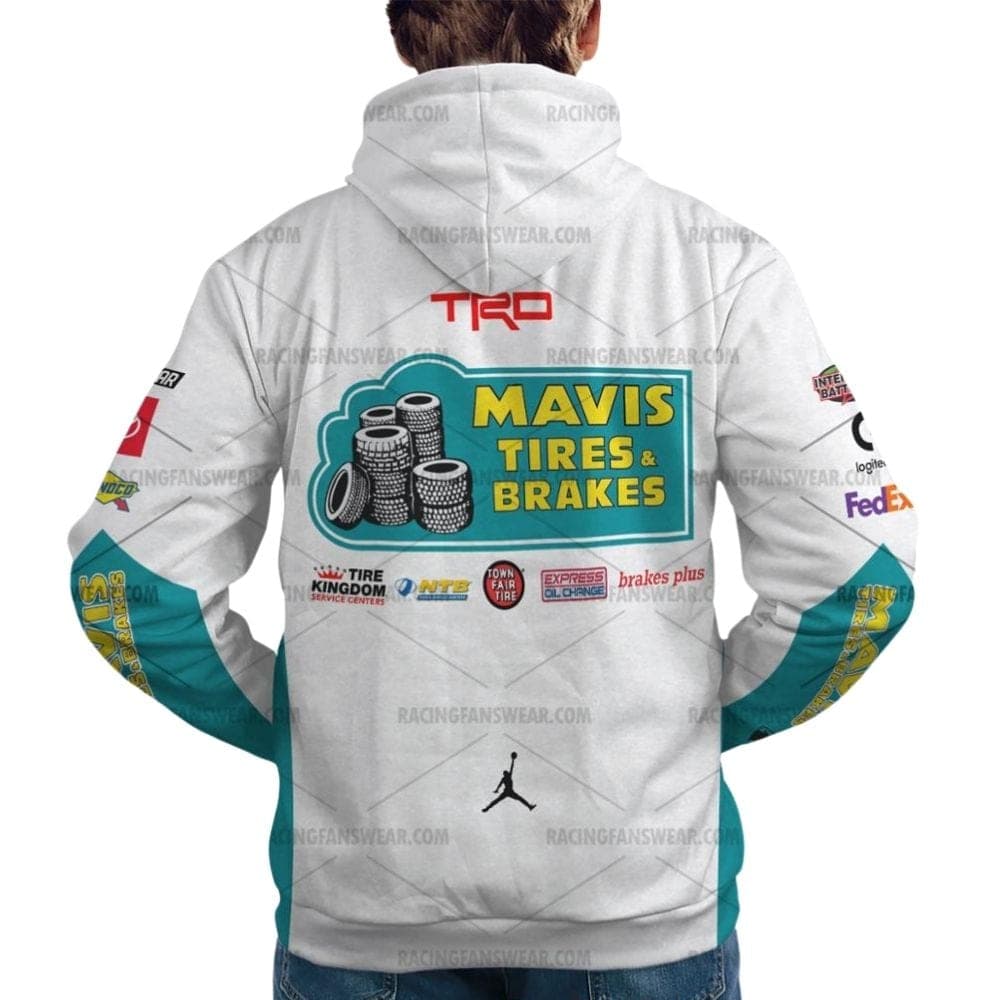 Denny Hamlin Nascar Racing 2024 Racing Mavis Uniform All Over Print Hoodie