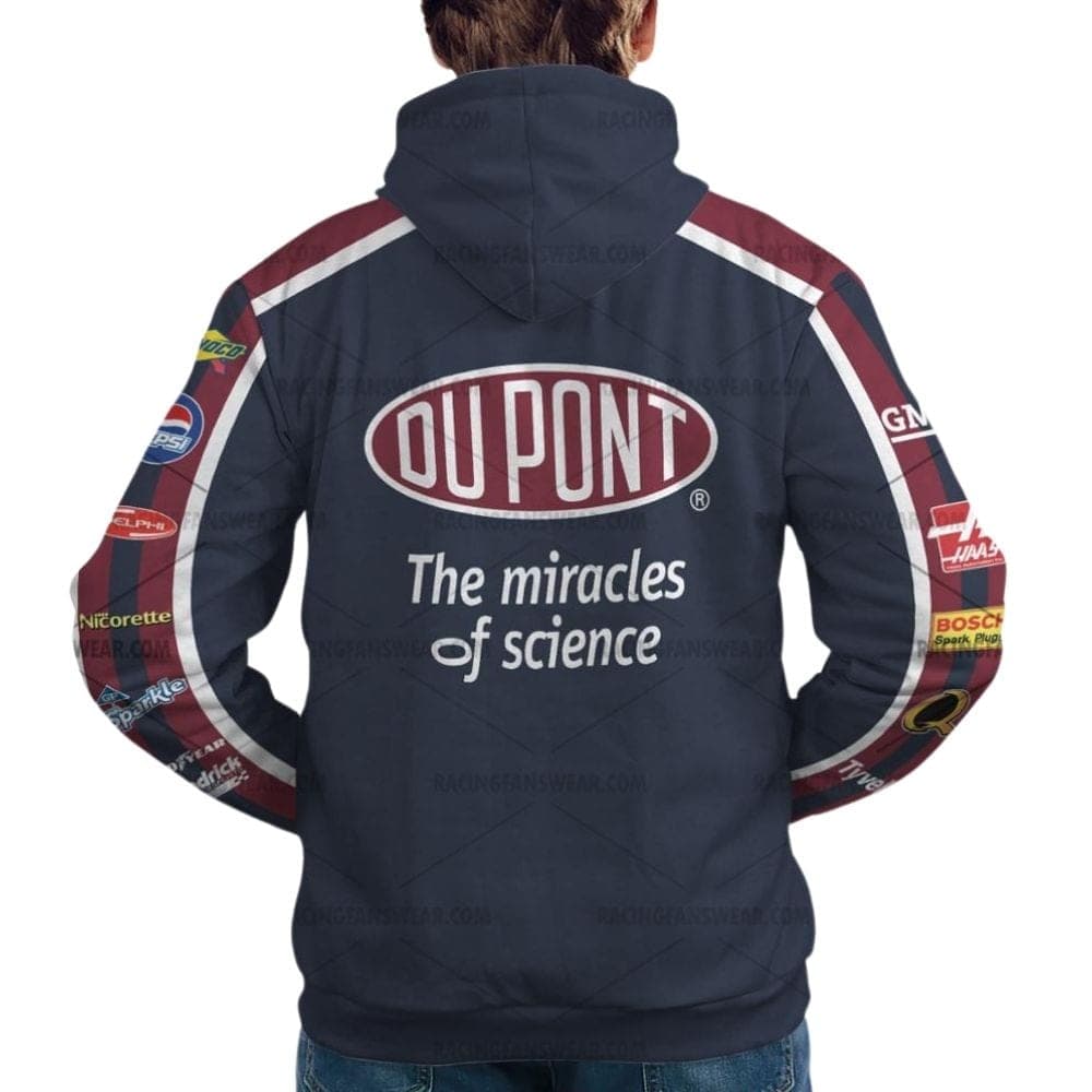 Jeff Gordon Nascar Racing Dupont Uniform All Over Print Hoodie