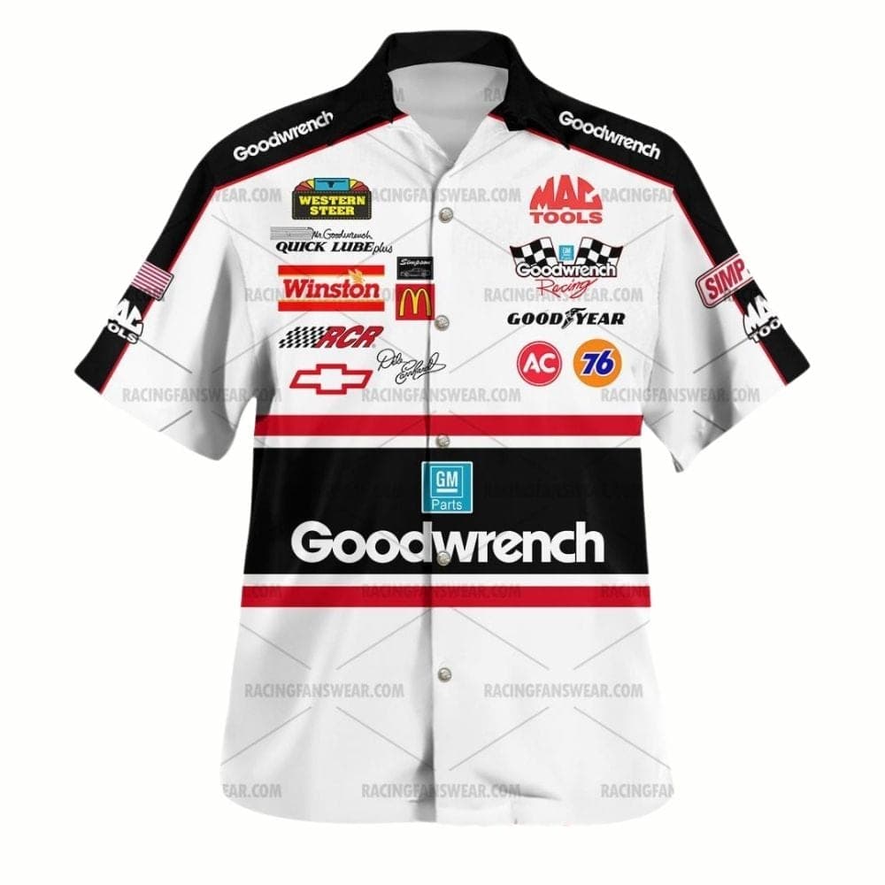 Dale Earnhardt Sr Nascar Goodwrench Signature Racing 1992 Uniform Hawaiian Shirt