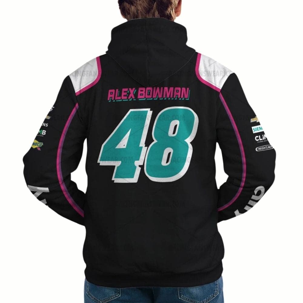 Alex Bowman 48 Nascar Ally Do It Right Racing 2023 Uniform All Over Print Hoodie