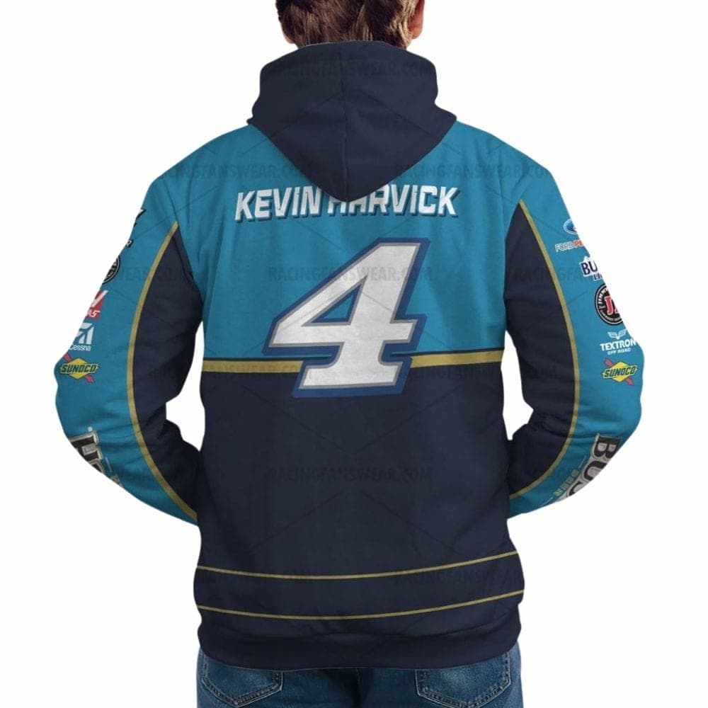 Kevin Harvick Nascar Racing Busch Light, Ford Monster Energy Uniform All-over Print Hoodie