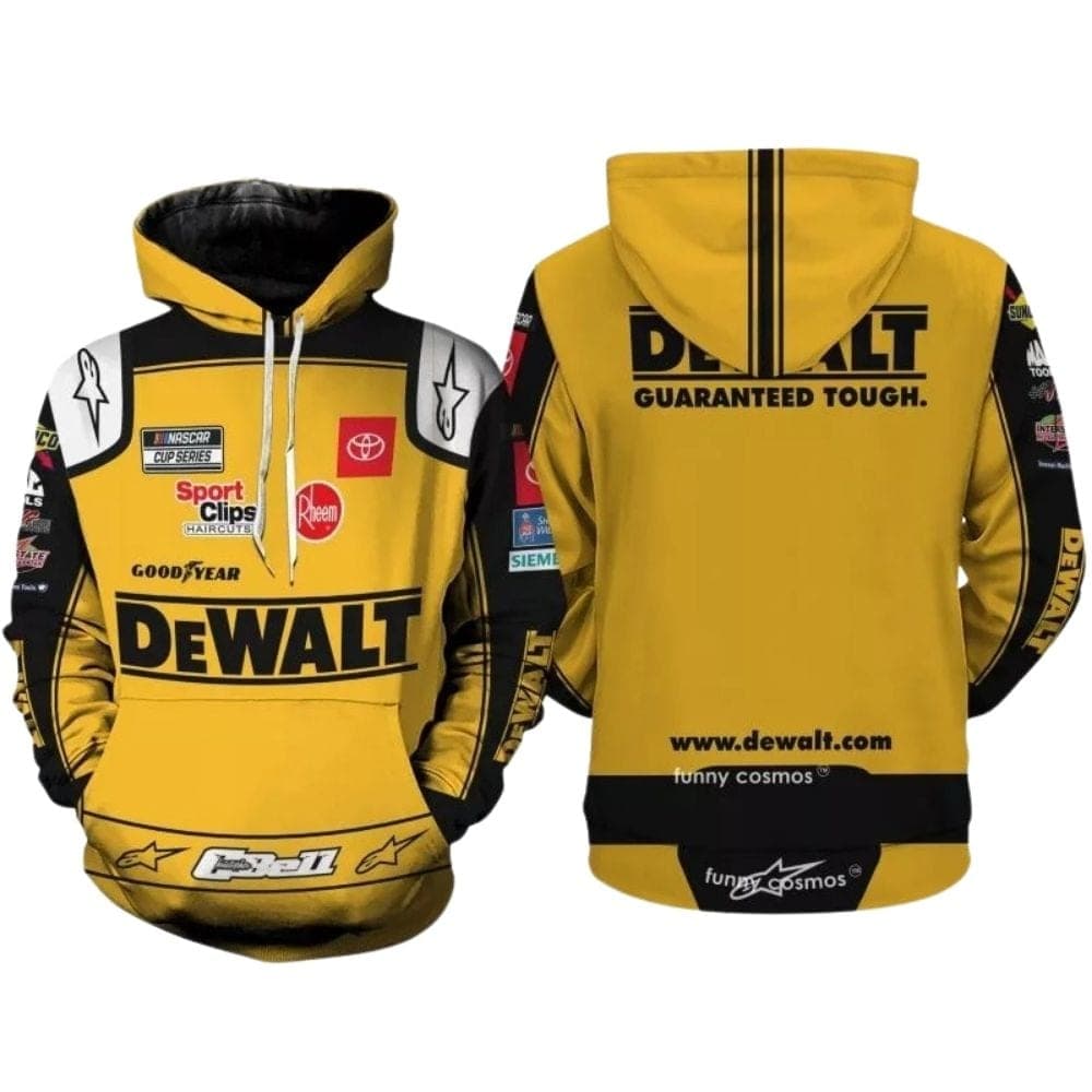 Christopher Bell Nascar 2022 Dewalt Guaranteed Touch All Over Print Hoodie