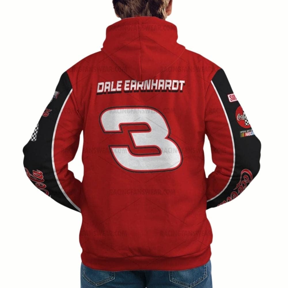 Dale Earnhardt 3 Nascar Racing 1998 Coca Cola Uniform All-over Print Hoodie