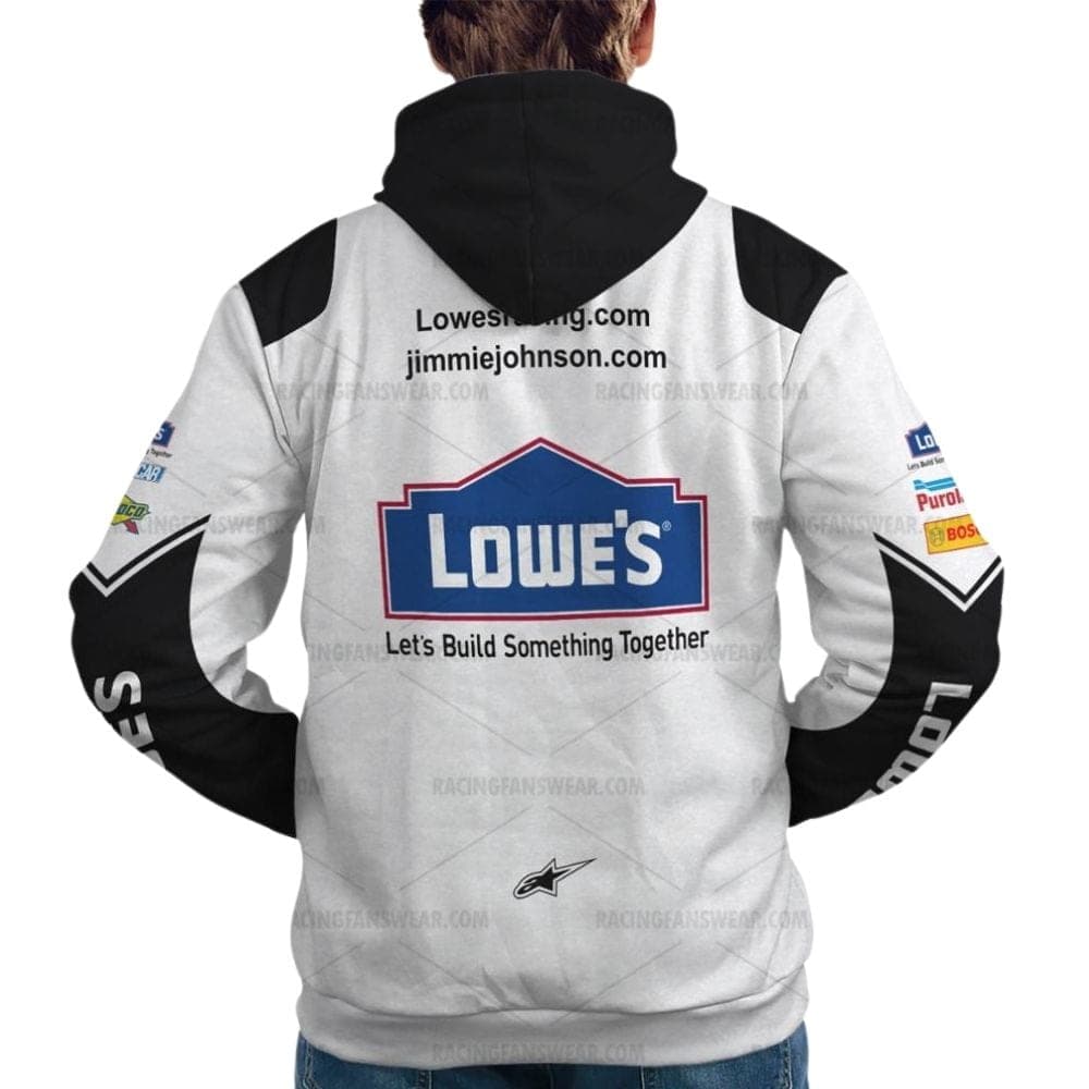 Jimmie Johnson Nascar Lowe's And Kobalt Tools 2009 Racing Uniform All Over Print Hoodie