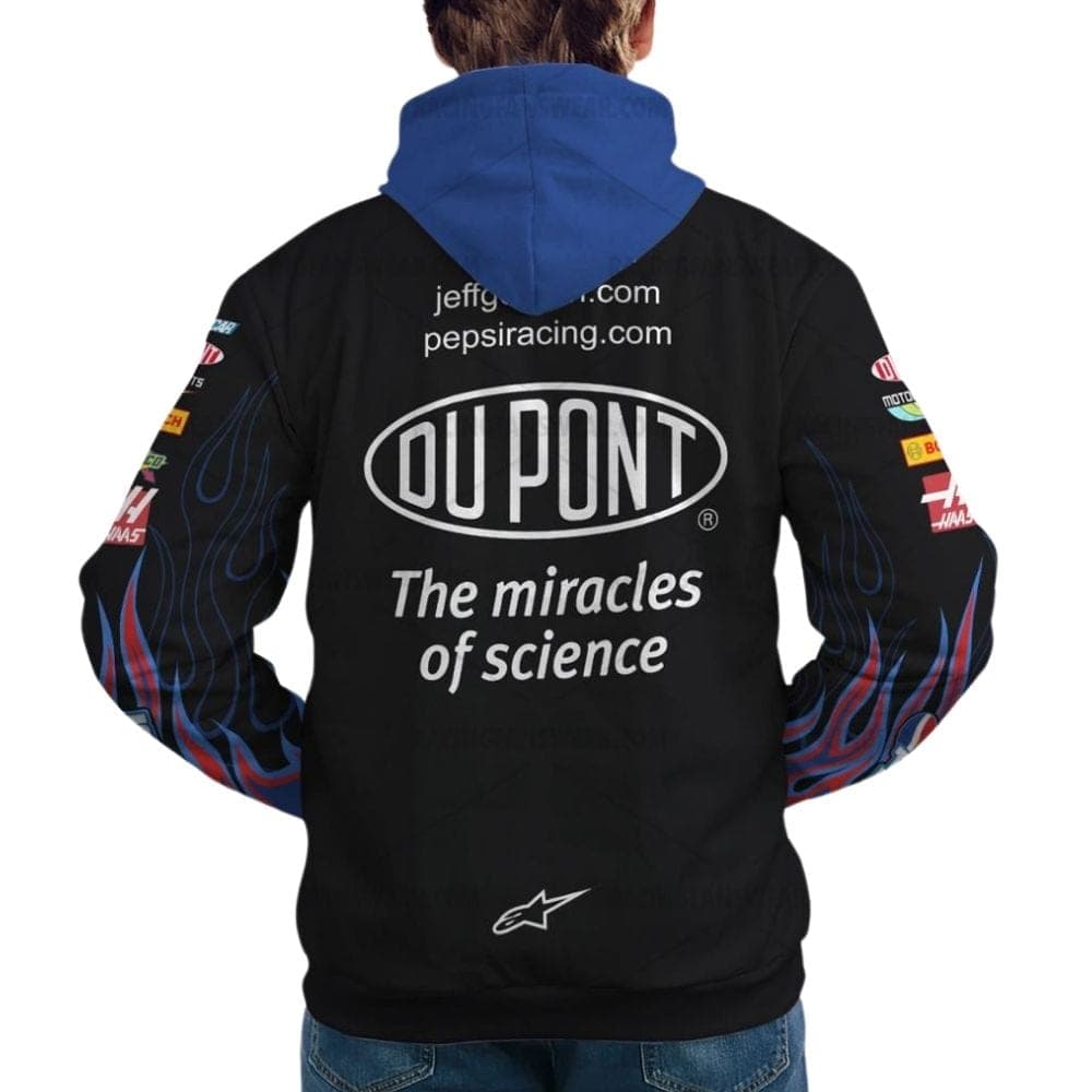 Jeff Gordon Nascar 2008 Racing Pepsi And Dupont All Over Print Hoodie