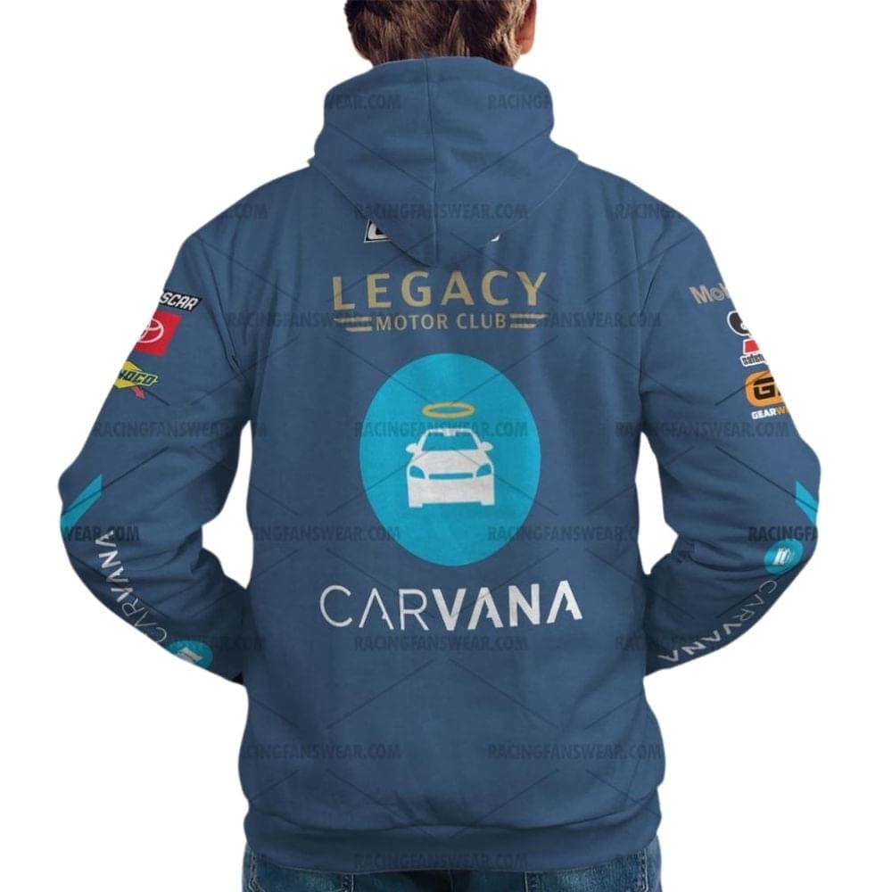 Jimmie Johnson Nascar Racing Carvana 2025 Uniform All Over Print Hoodie