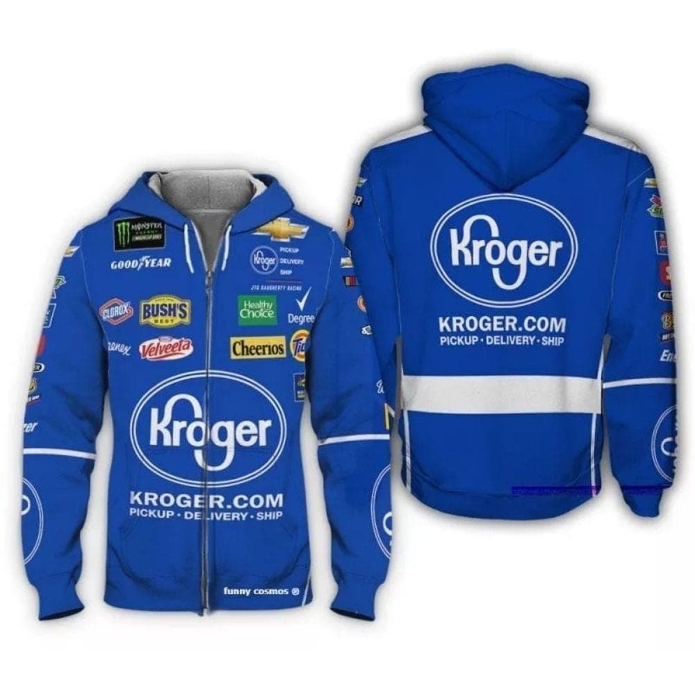 Ryan Preece Nascar Kroger Racing Uniform All Over Print Hoodie