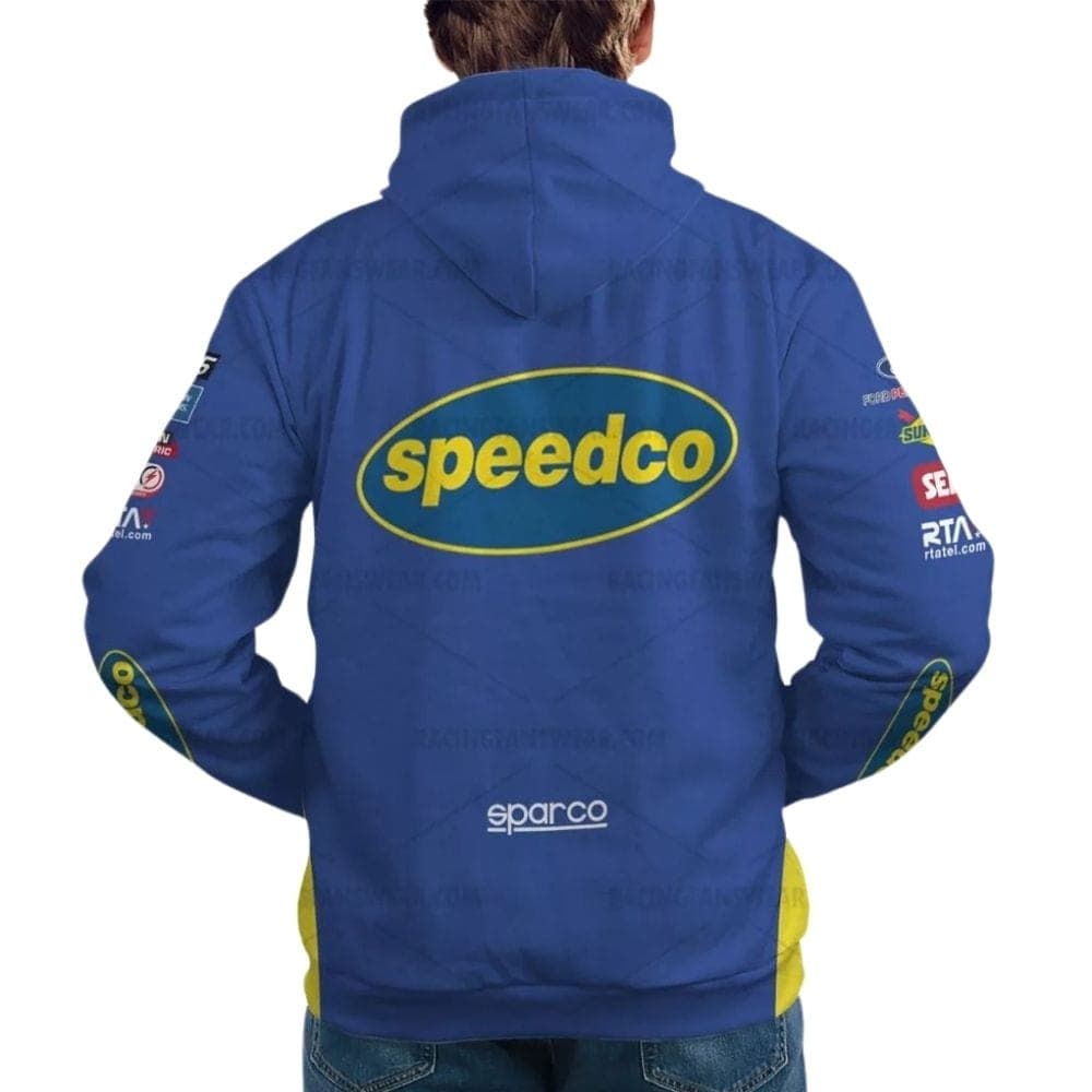 Zane Smith Nascar 2023 Speedco Ford Racing All Over Print Hoodie