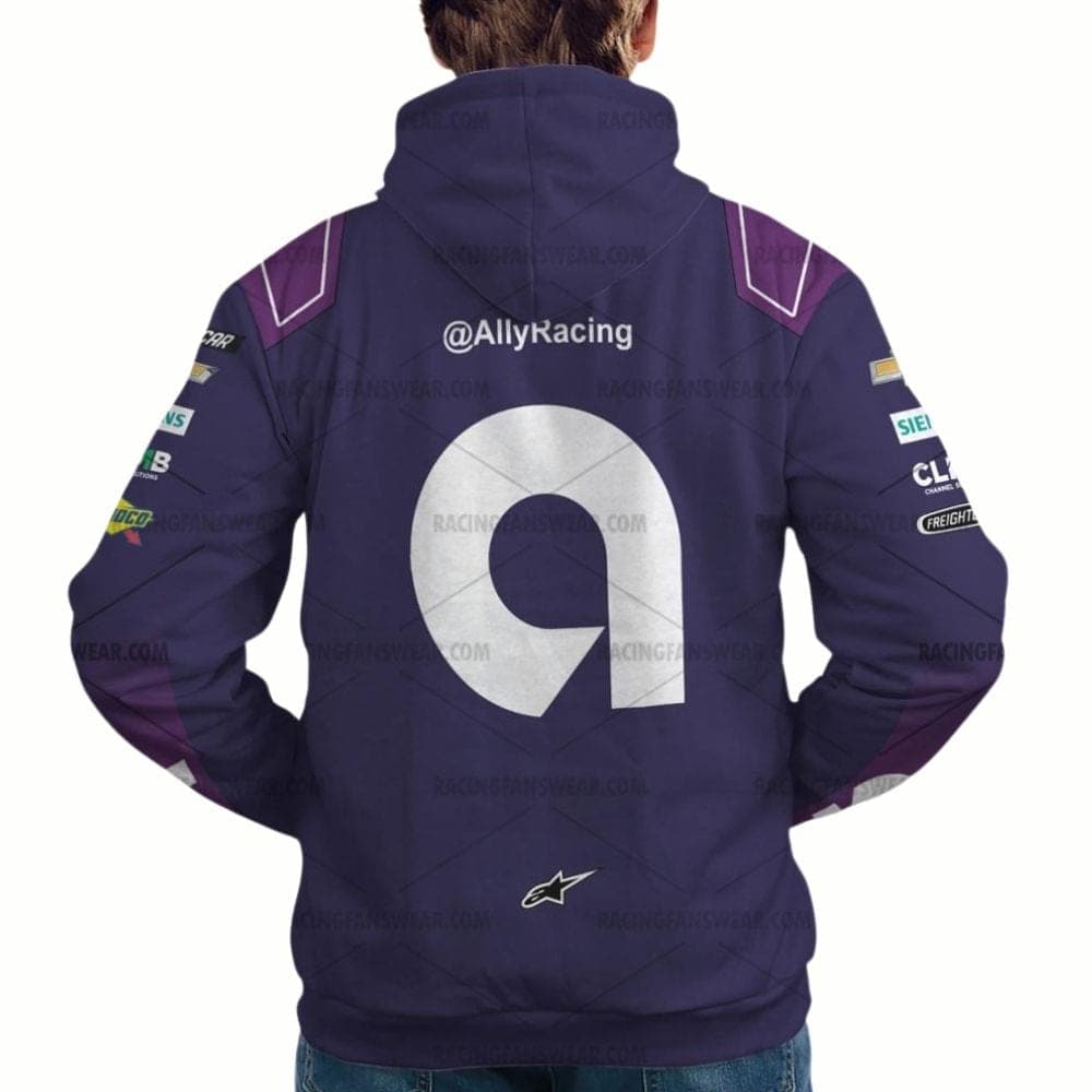 Alex Bowman Nascar Racing 2024 Hendrick Motorsports Ally Uniform All Over Print Hoodie
