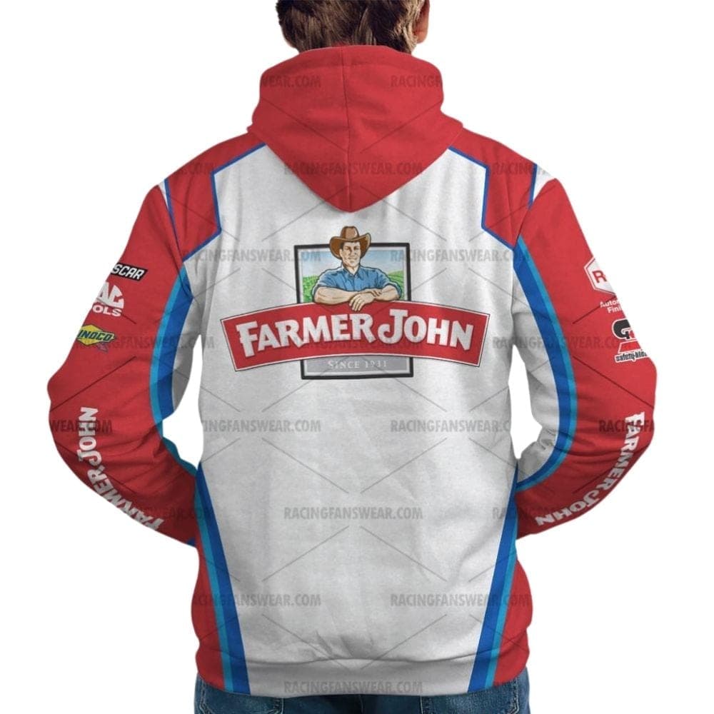 Bubba Wallace Nascar Racing Farmer John 2018 Uniform All Over Print Hoodie