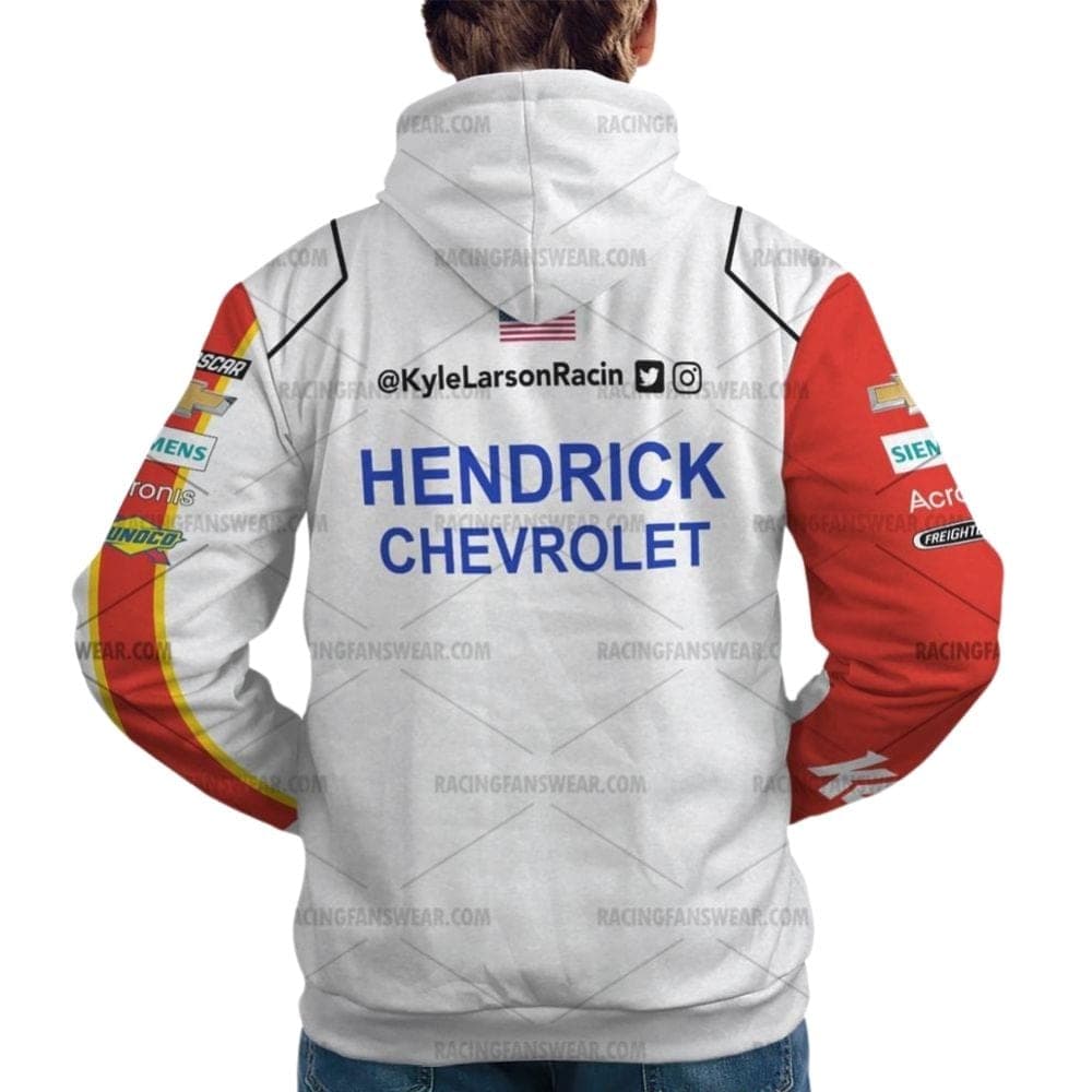 Kyle Larson Nascar Hendrick Chevrolet Racing 2022 Uniform All Over Print Hoodie