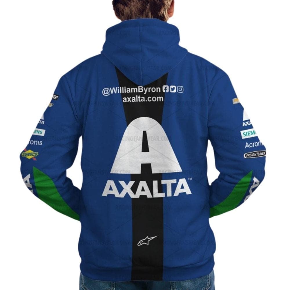 William Byron Nascar 2022 Racing Axalta Uniform All Over Print Hoodie