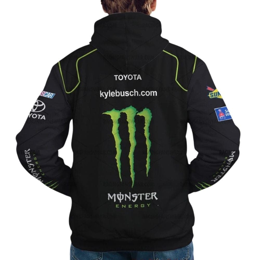 Kyle Busch Nascar Racing 2014 Monster Energy Uniform All-over Print Hoodie