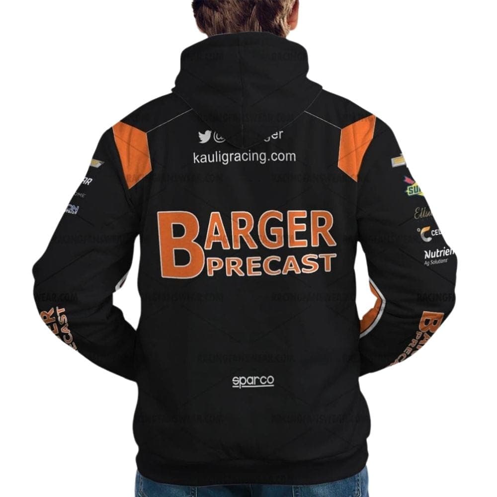 AJ Allmendinger Nascar Racing 2023 Kaulig Racing Barger Precast Uniform All Over Print Hoodie