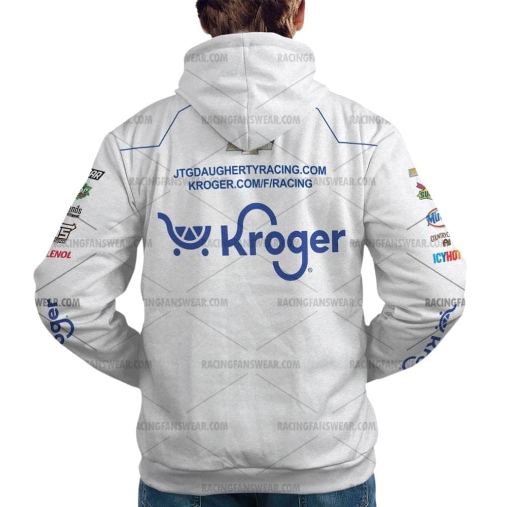 Ricky Stenhouse Jr Nascar Racing 2024 JTG Daugherty Racing Kroger Uniform All Over Print Hoodie