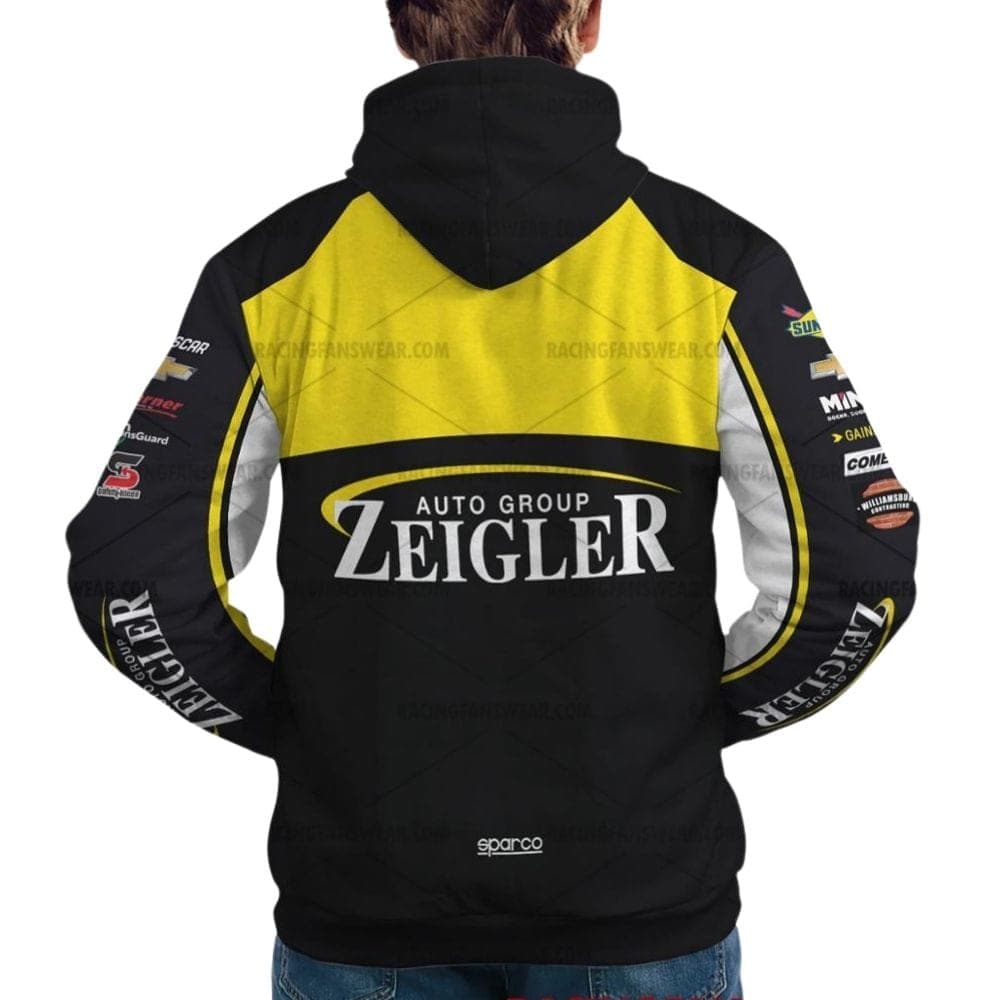 Carson Hocevar Nascar Racing Auto Group Zeigler 2025 Uniform All Over Print Hoodie