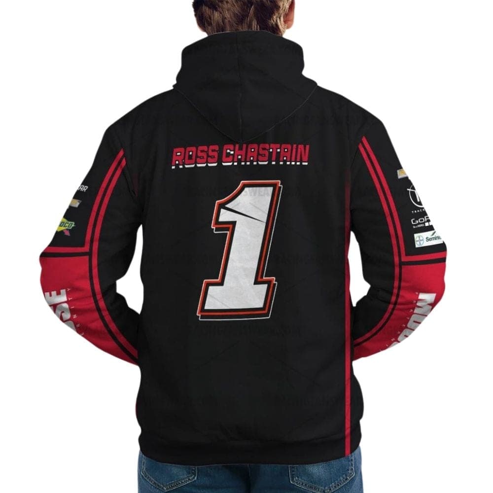 Ross Chastain Nascar Racing 2023 Moose Fraternity Uniform All Over Print Hoodie