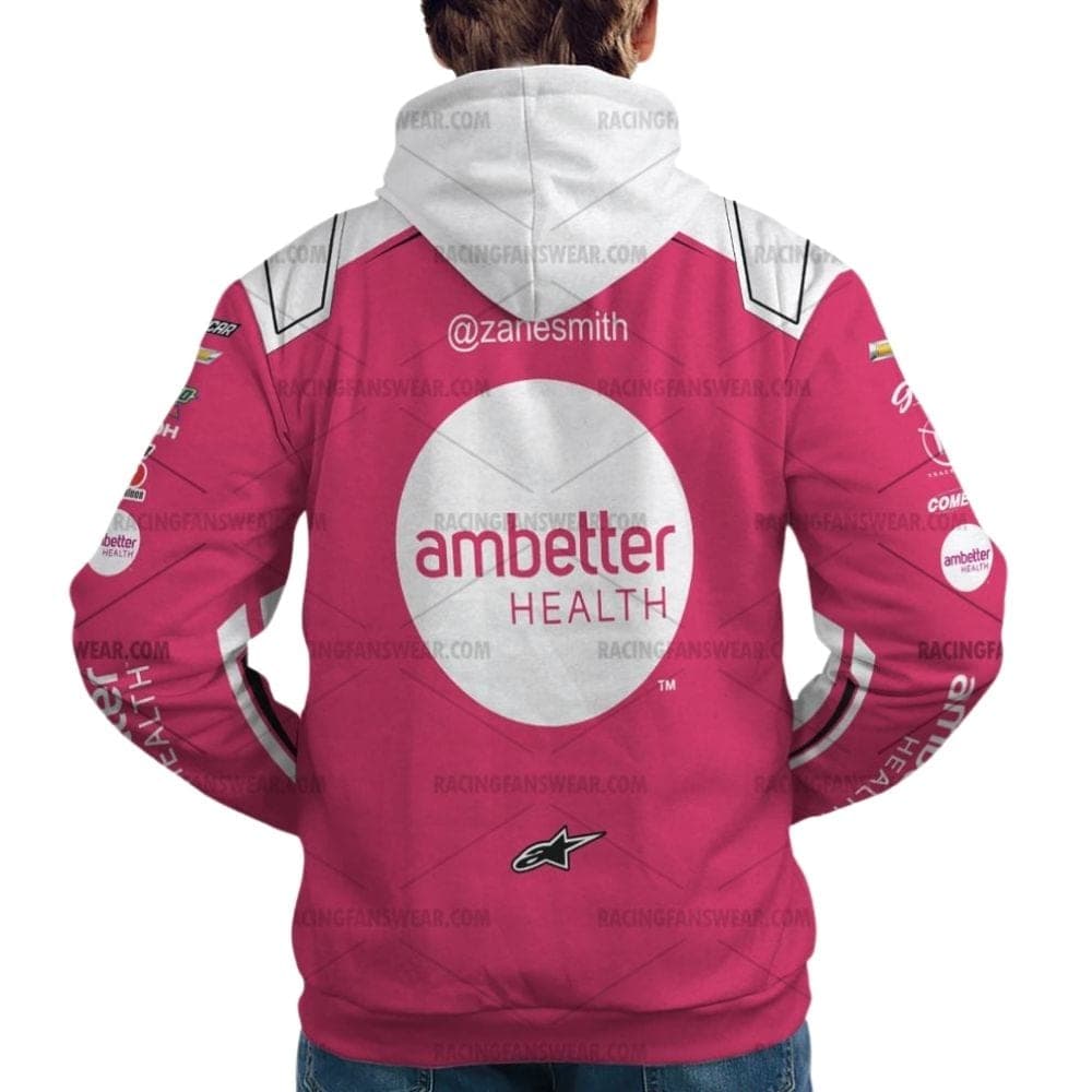 Zane Smith Nascar Racing 2024 Ambetter Health Uniform All Over Print Hoodie