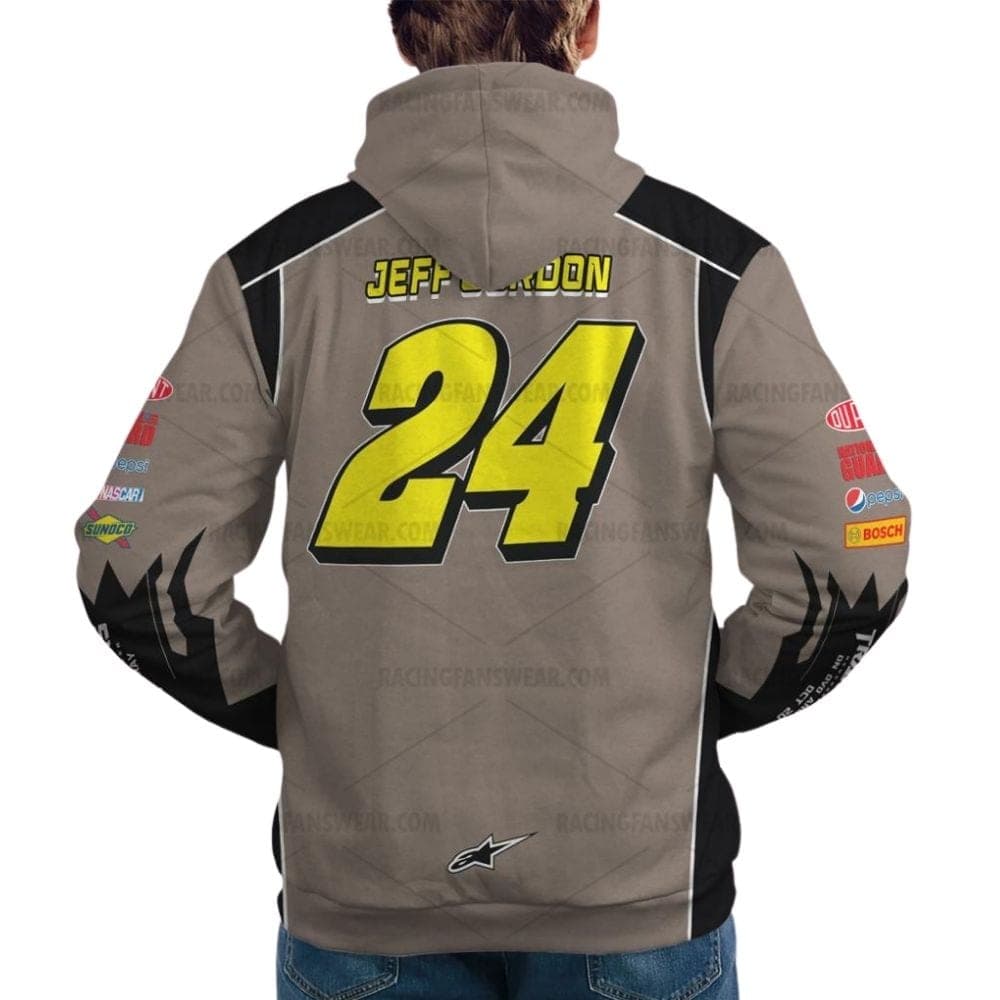 Jeff Gordon 24 Nascar Racing Pepsi Chervolet And Hendrick Motorsport Uniform All Over Print Hoodie