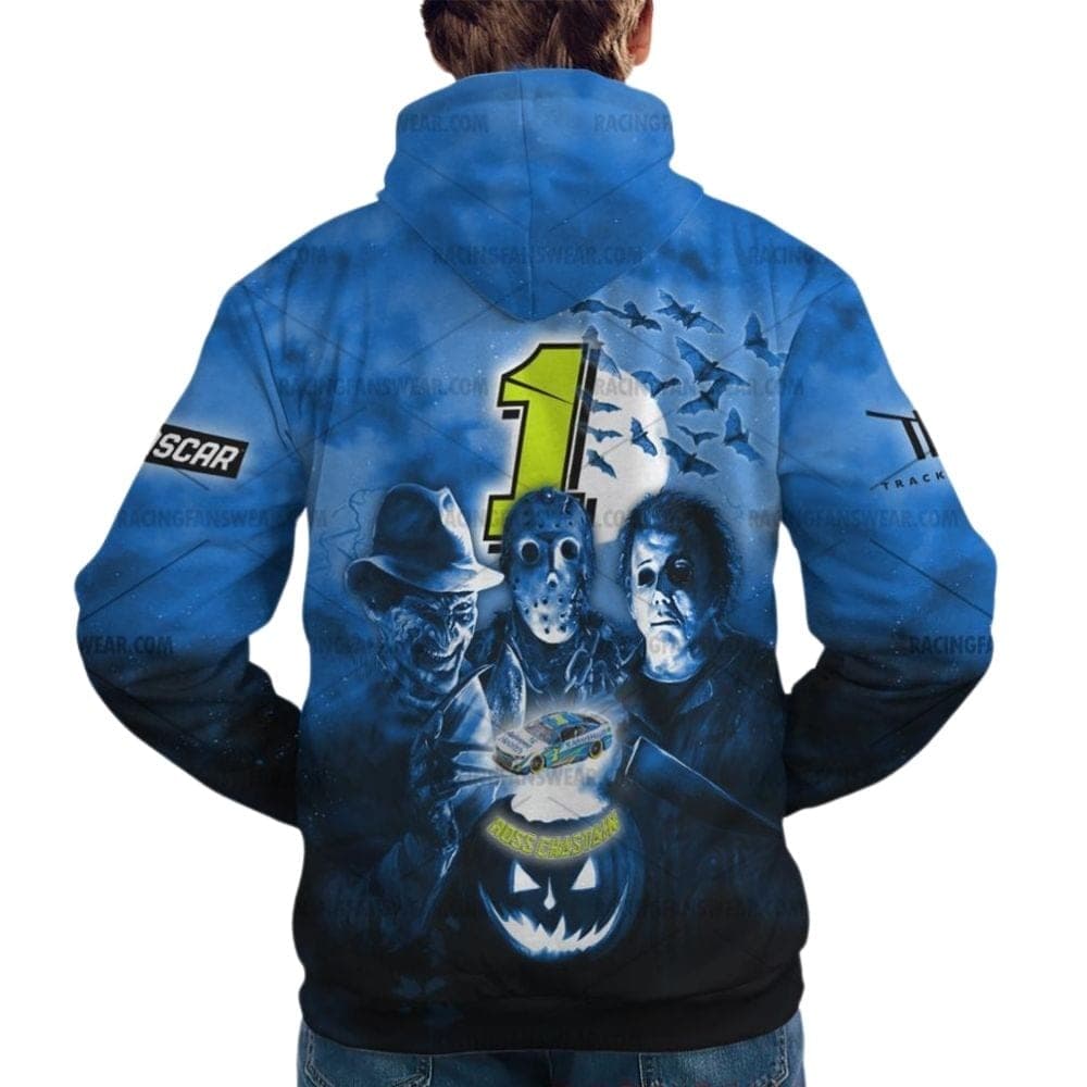 Ross Chastain Nascar Racing With Friends Horror Halloween All Over Print Hoodie