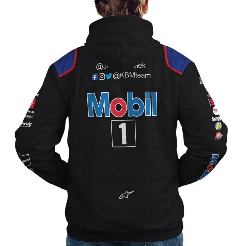 John Hunter Nemechek Nascar Mobil 1 2022 Racing Uniform All Over Print Hoodie