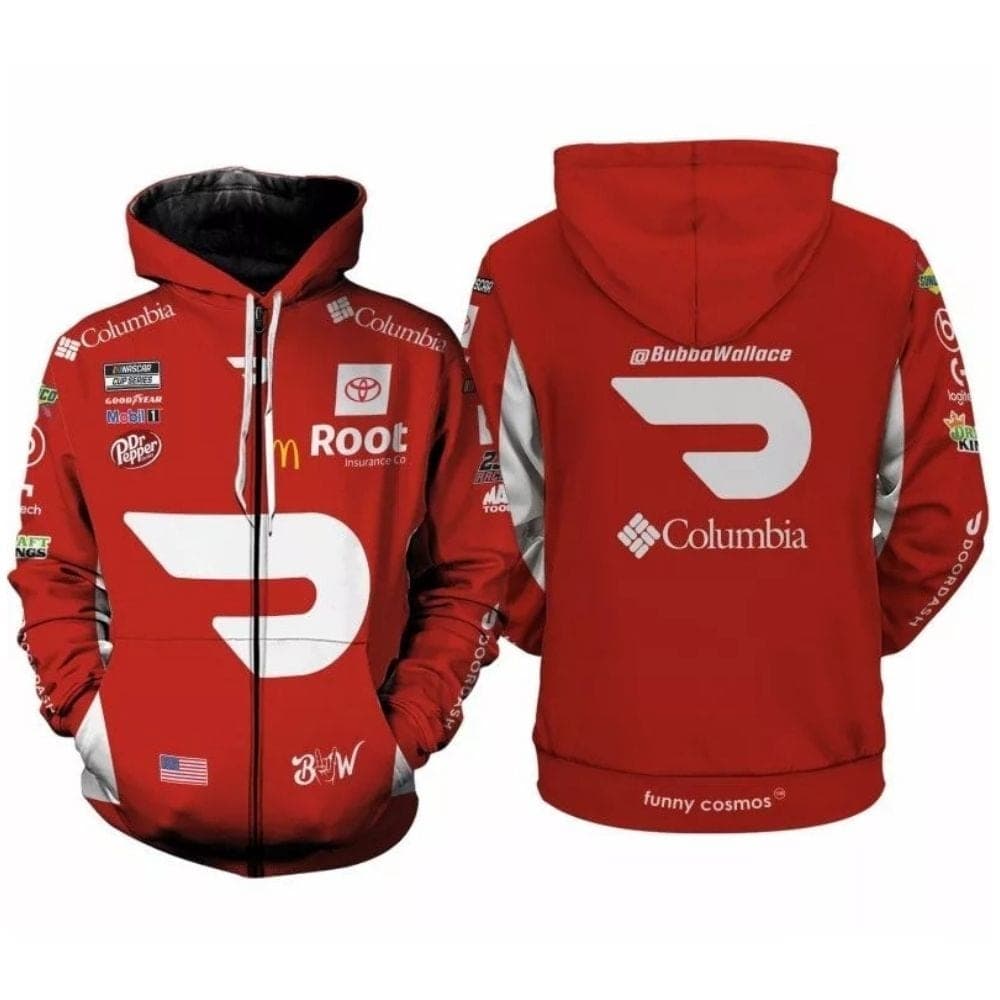 Bubba Wallace Nascar McDonalds 2022 Racing All Over Print Hoodie