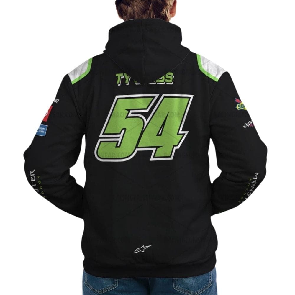 Ty Gibbs Nascar Racing 2023 Monster Energy Uniform All Over Print Hoodie