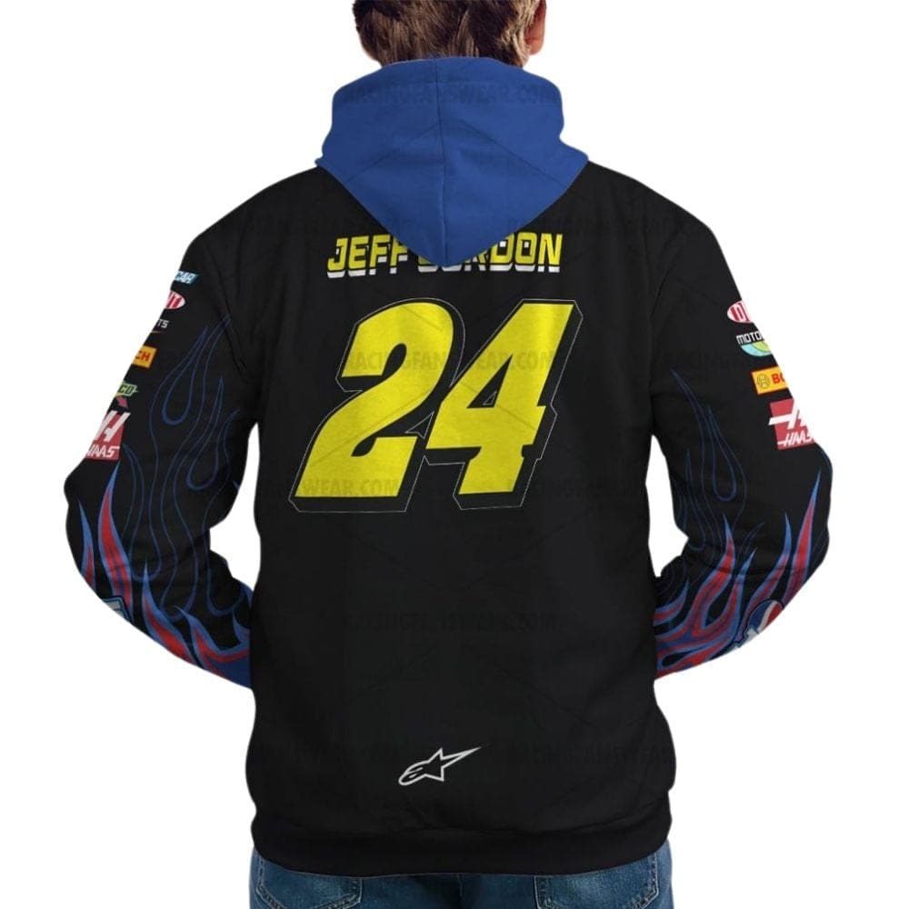 Jeff Gordon 24 Nascar 2008 Racing Pepsi And Dupont All Over Print Hoodie